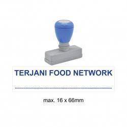 Pre-Inked Stamp MY1666, 16x66mm