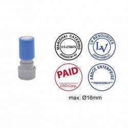 Pre-Inked Stamp MYR16, 16mm