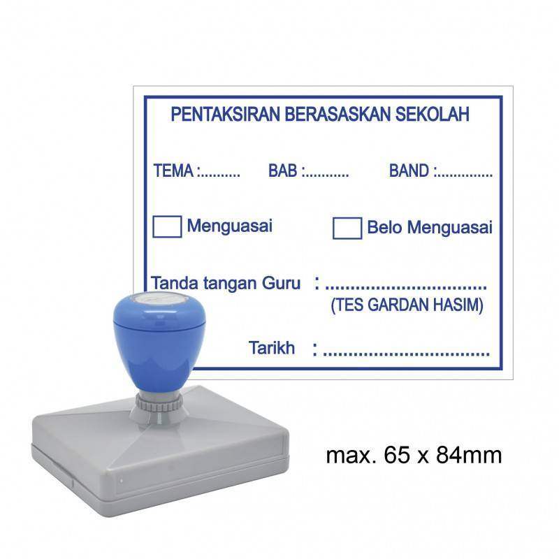 PreInked Stamp MY6584, 65x84mm